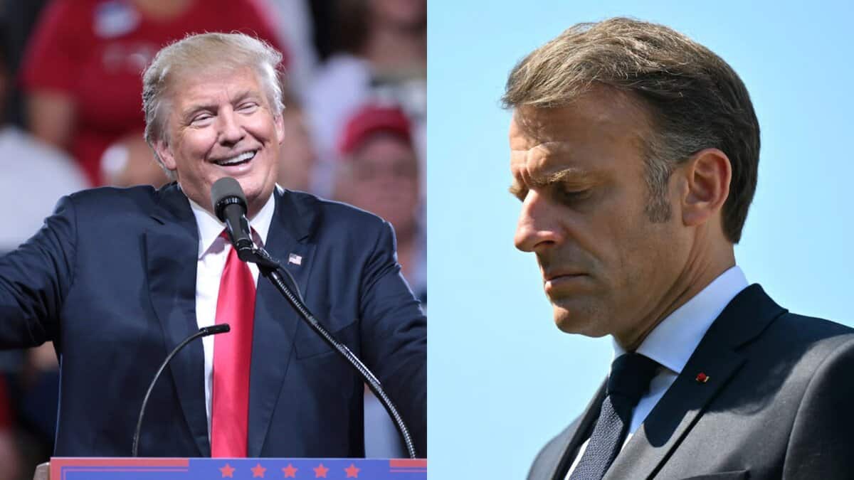 Trump Macron