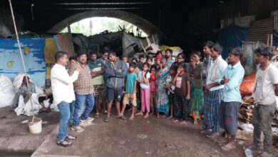 People stranded due to rains in Hyderabad
