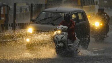 heavy rain
