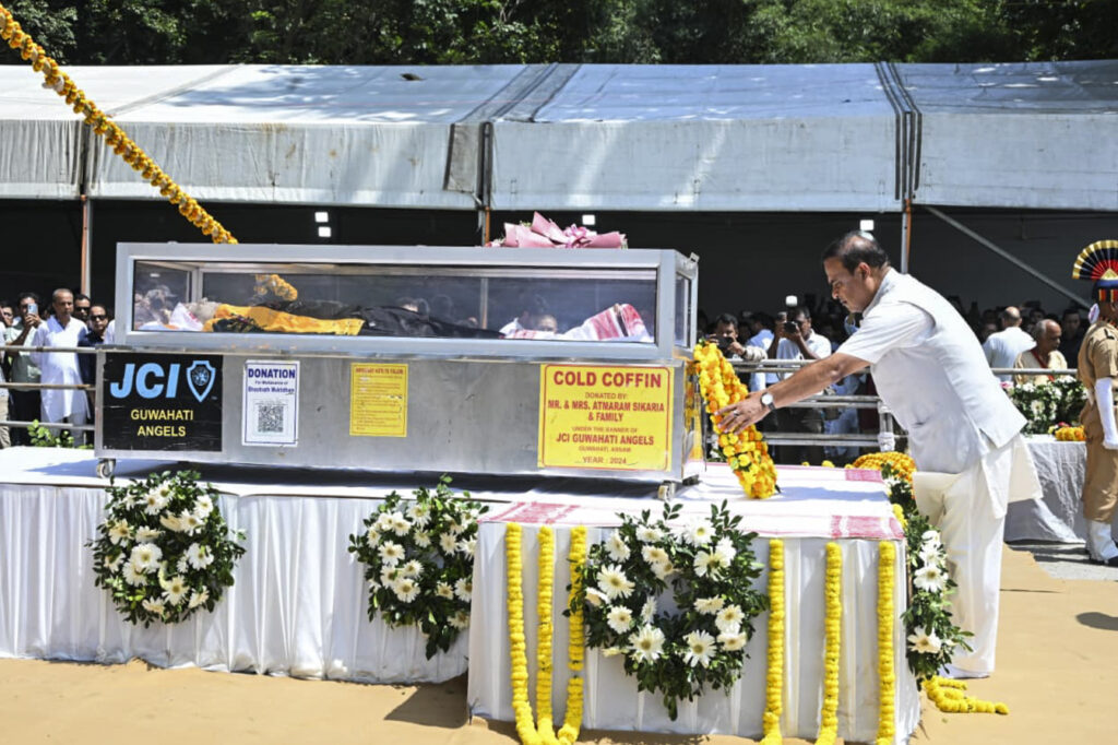 Funeral of singer Zubeen Garg