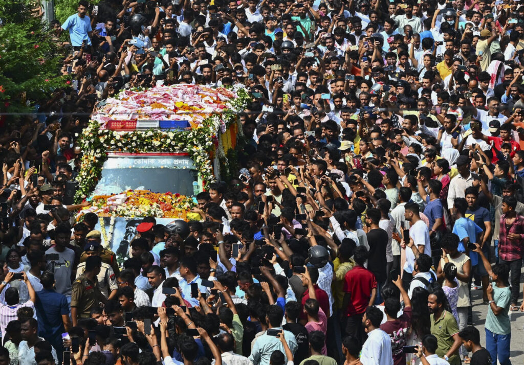 Mortal remains of Zubeen Garg in Guwahati