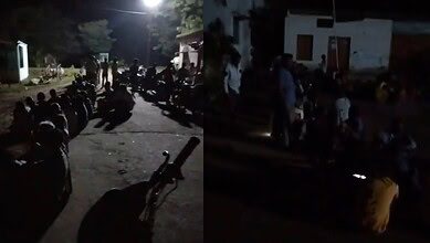 Farmers in Mancherial wait at the Primary Agriculture Centre