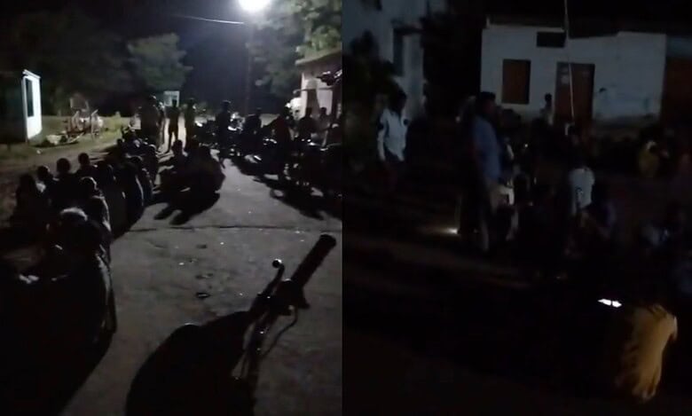 Farmers in Mancherial wait at the Primary Agriculture Centre
