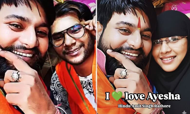 Right-wing influencer Amith Singh posts edited image of burqa clad woman