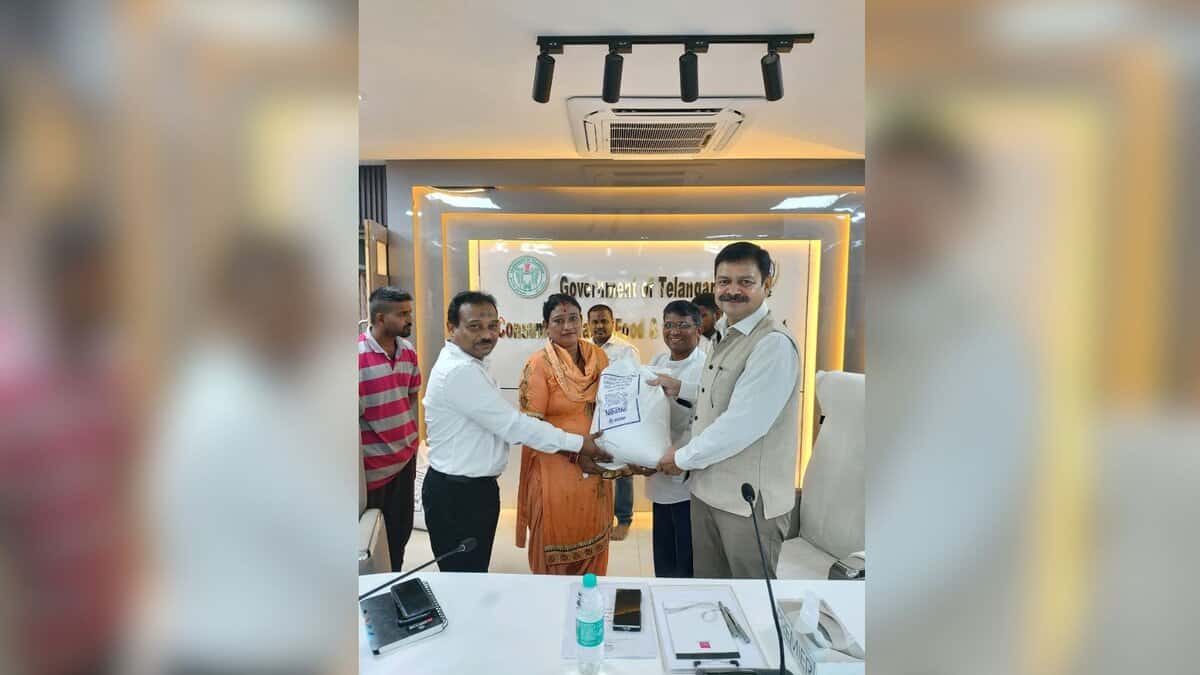 Flood relief kits flagged off for 5,000 families amid heavy rains in Telangana