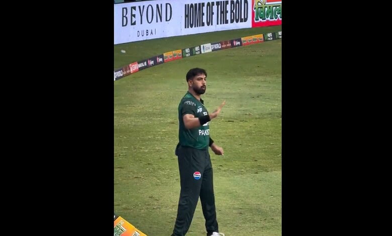 Haris Rauf during India-Pakistan, Asia Cup 2025 match