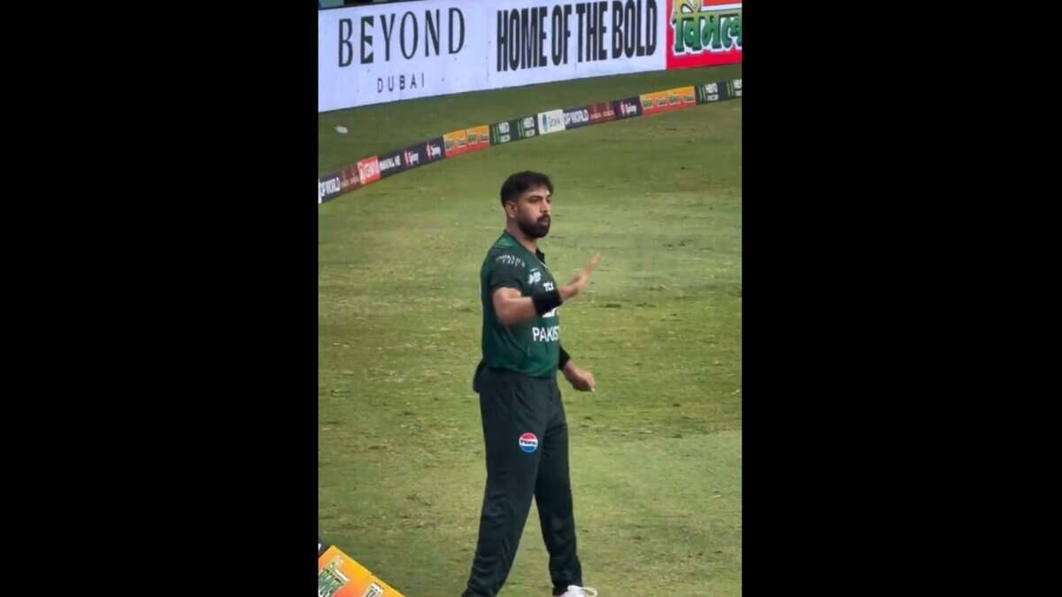 Haris Rauf during India-Pakistan, Asia Cup 2025 match