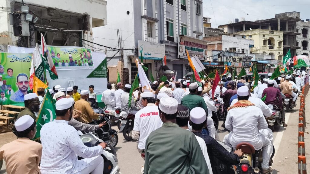 Milad un Nabi processions in Hyderabad