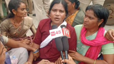 Anganwadi workers protest in Kodangal