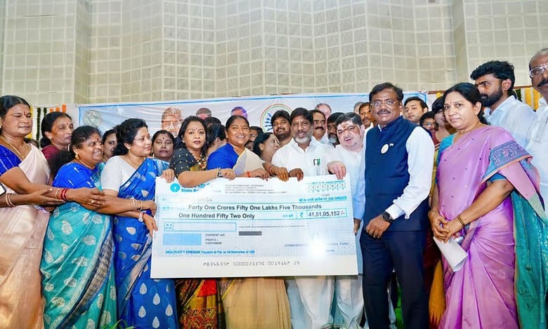 Loans of Rs 41.51 cr distributed among women's SHGs in Hyderabad
