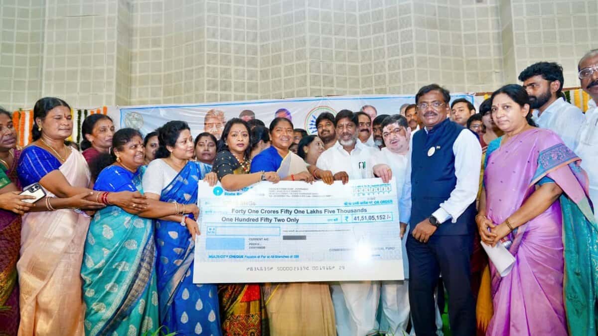 Loans of Rs 41.51 cr distributed among women's SHGs in Hyderabad