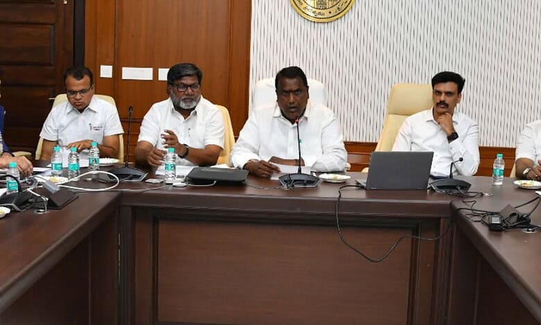Telangana Minority Minister Adluri Laxman Kumar launches welfare schemes