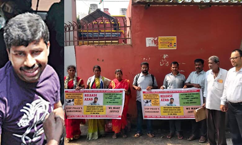 Surrendered Maoist Dunna Keshava Rao alias Azad in critical condition in Odisha, AP civil liberties committee demands justice.