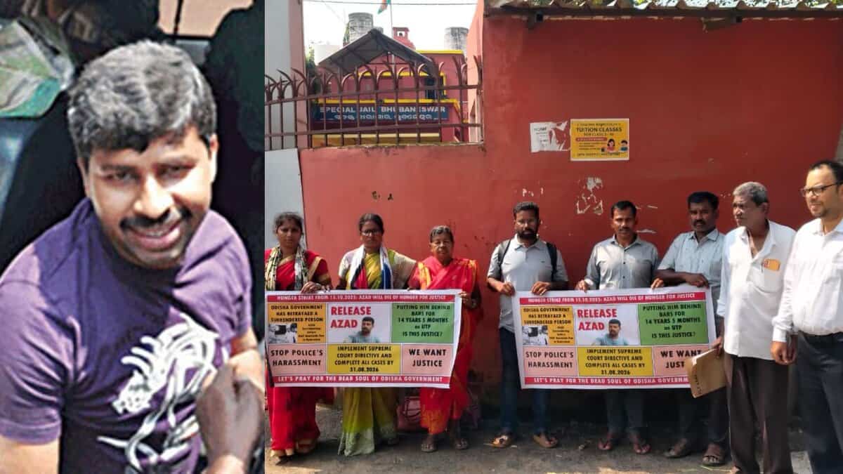 Surrendered Maoist Dunna Keshava Rao alias Azad in critical condition in Odisha, AP civil liberties committee demands justice.