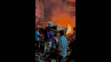 Violence breaks out in Cuttack over Durga idol procession