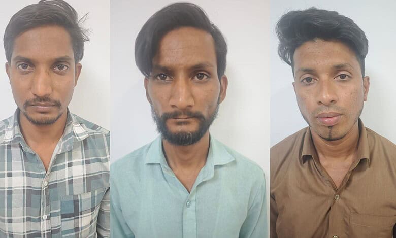 Accused Moinuddin, Salman and
