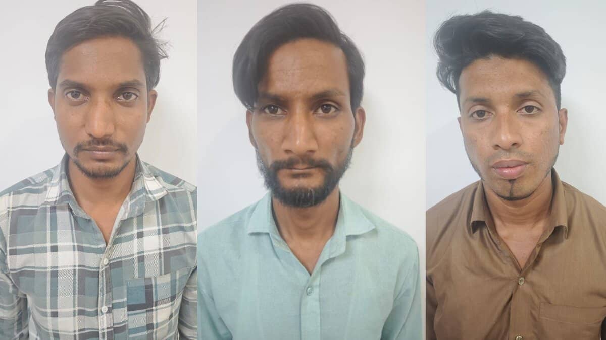 Accused Moinuddin, Salman and