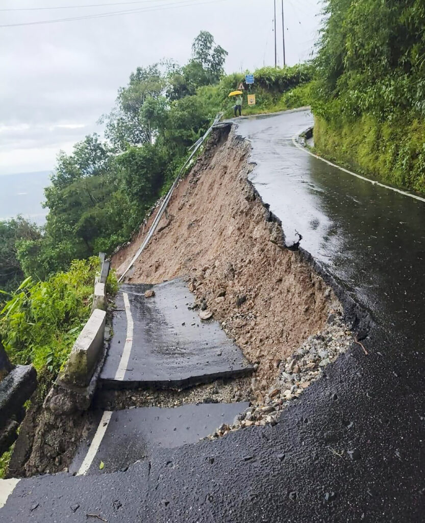Landslides in Darjeeling