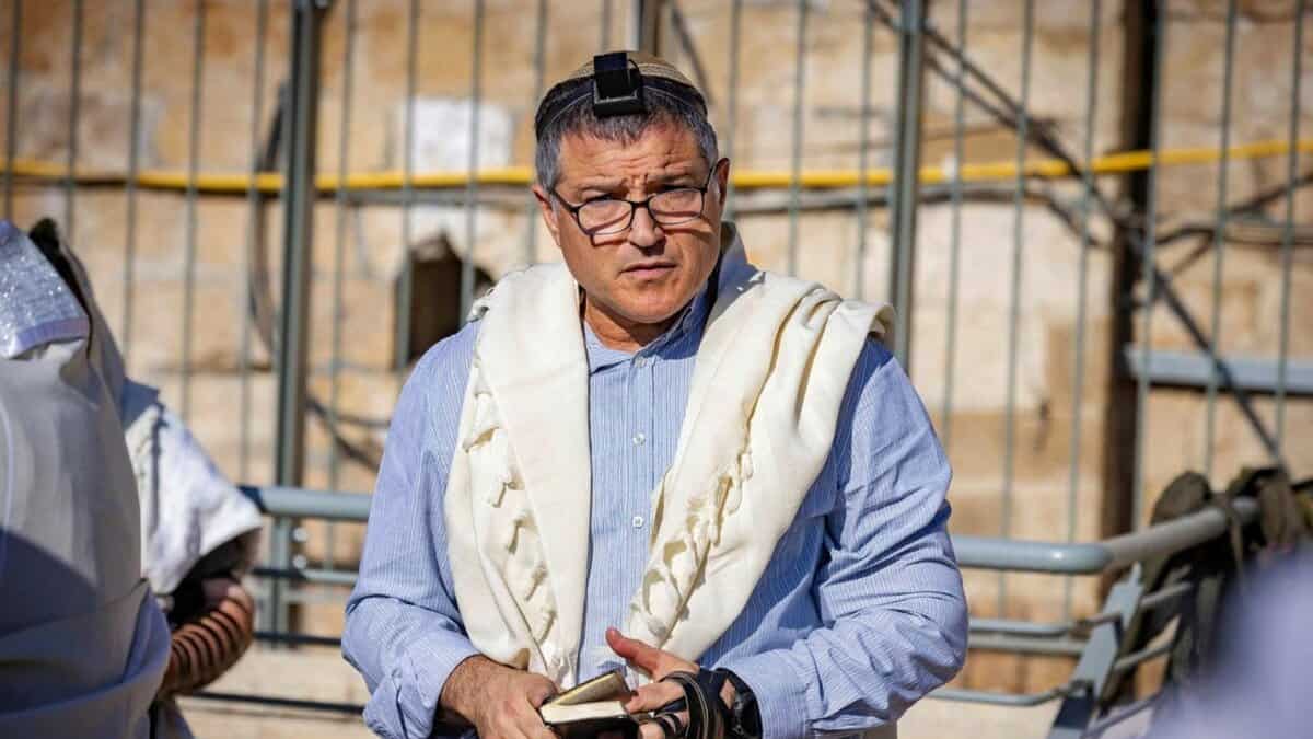 The image of newly appointed Shin Bet chief David Zini.