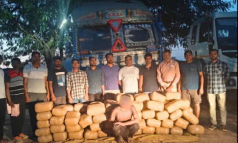 Telangana EAGLE seizes 500 kg of ganja in Jharkhand