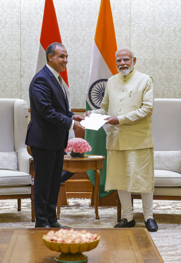 PM Modi meets Egyptian FM Badr Abdelatty