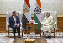 PM Modi meets Egyptian FM Badr Abdelatty