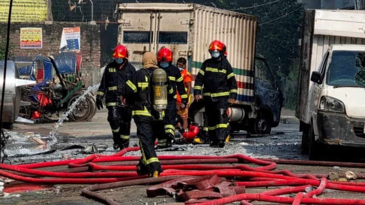 Fire broke out at a chemical warehouse and garment factory in Bangladesh