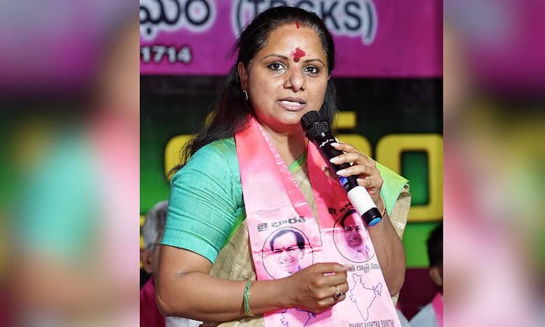 Ex-BRS MLC and Telangana Jagruthi founder K Kavitha