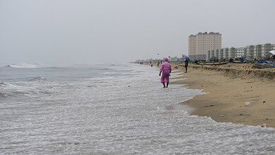 Cyclone Montha: Rough sea in Chennai