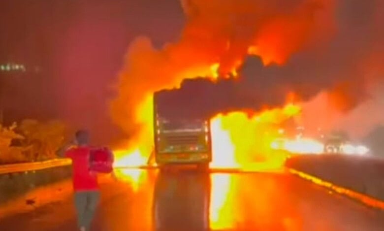 Investigators reveal that there was a pillion-rider on the bike which caused the Kurnool bus fire accident on Friday, October 24, 2025.