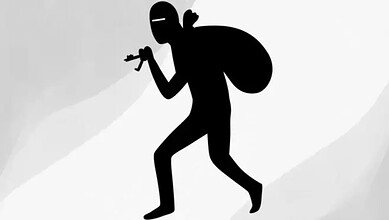 Thief representational image