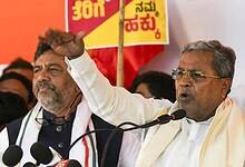 Karnataka CM Siddaramaiah and deputy CM DK Shivakumar