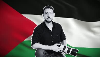 Palestinian photojournalist Yahia Barzak