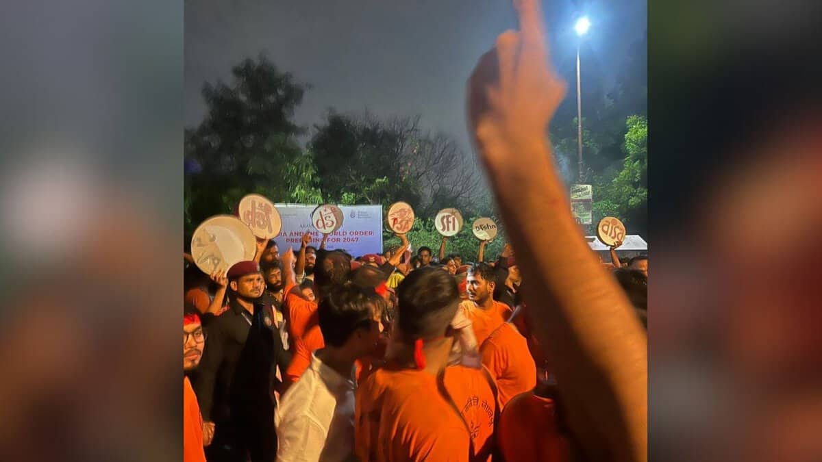 durga puja at jnu