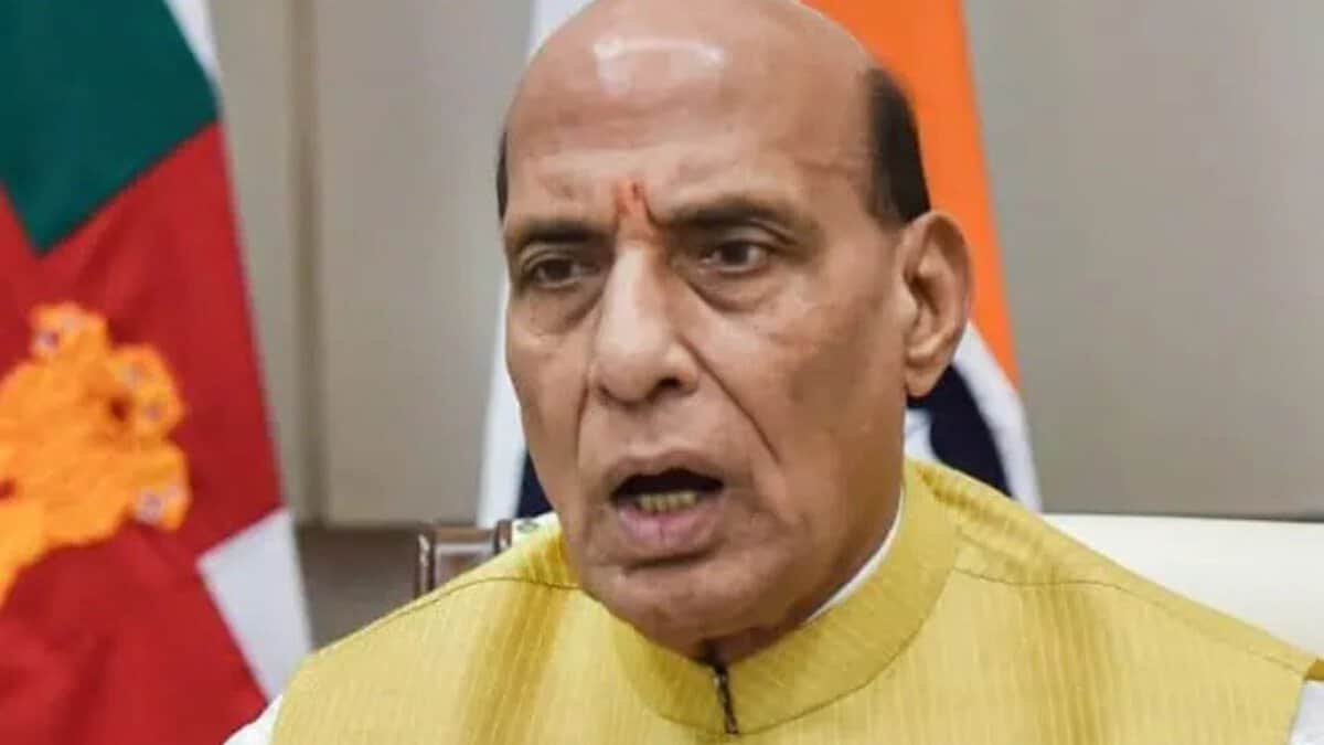 Defence minister Rajnath Singh