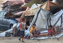 Children left in lurch after Israel strike in Gaza(Photo: Al Jazeera X)
