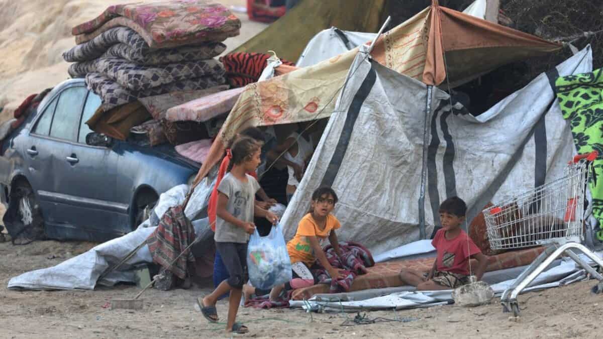 Children left in lurch after Israel strike in Gaza(Photo: Al Jazeera X)