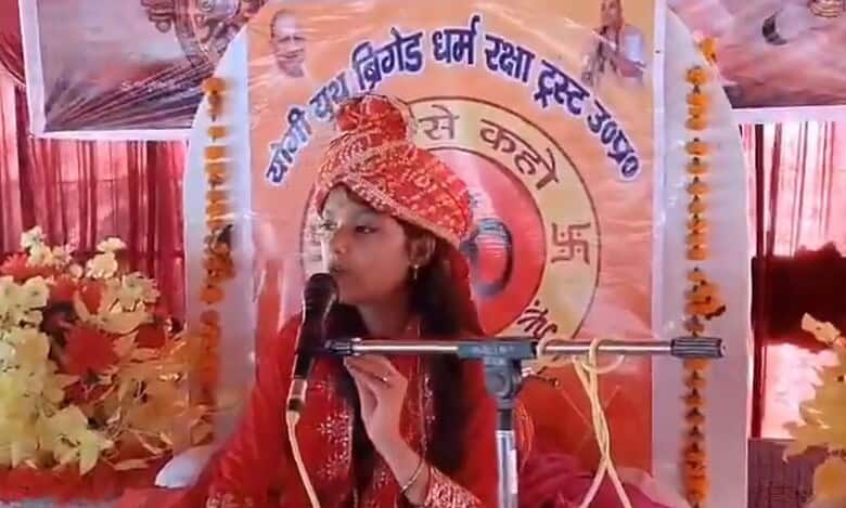Bal Vidushi Lakshmi made provocative claims of how Muslims mix spit and urine in food to desecrate Hindu values.
