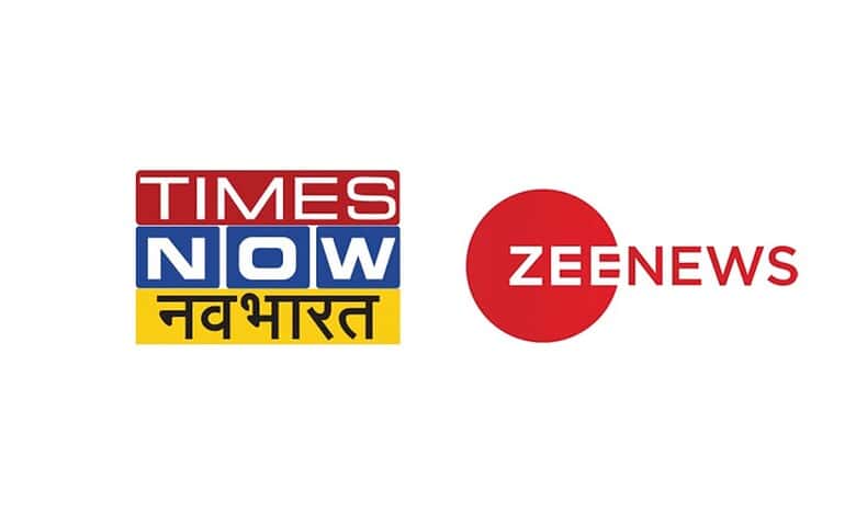 Zee News, Times Now Navbharat