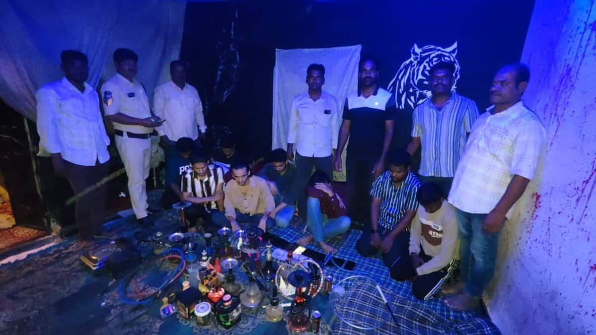 Officials raided a rave party at a farmhouse in Hyderabad and arrested people including over 30 minors