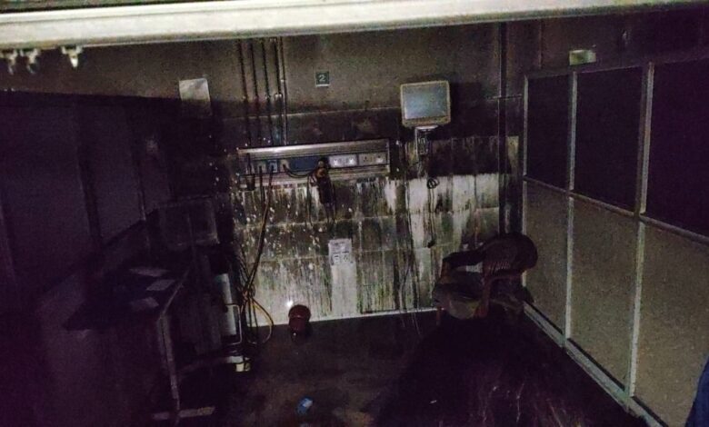 Equipment gutted due to fire in Hospital in Jaipur
