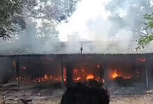 At least six persons have died in a fire accident at a crackers manufacturing unit in Andhra on Wednesday