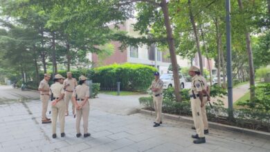 Poliice deployed at KTR's house ahead of BRS protest against RTC fare hike