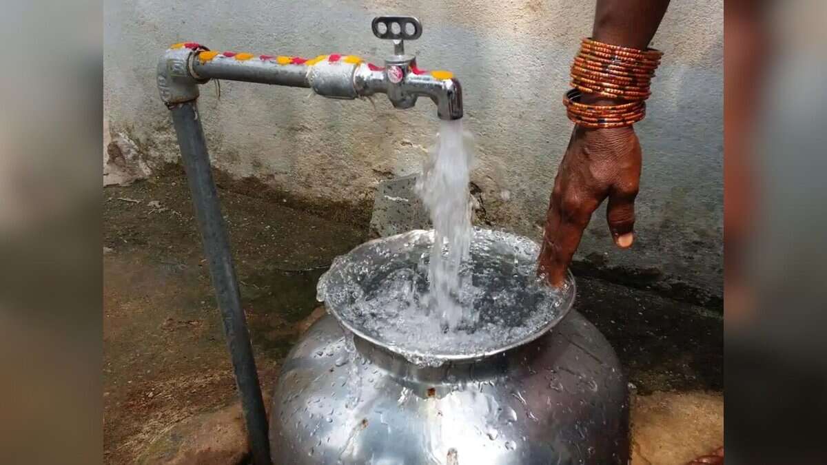 drinking water