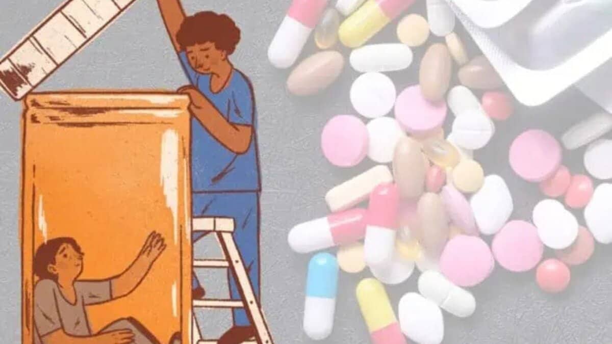 Representational image of youth addicted to drugs