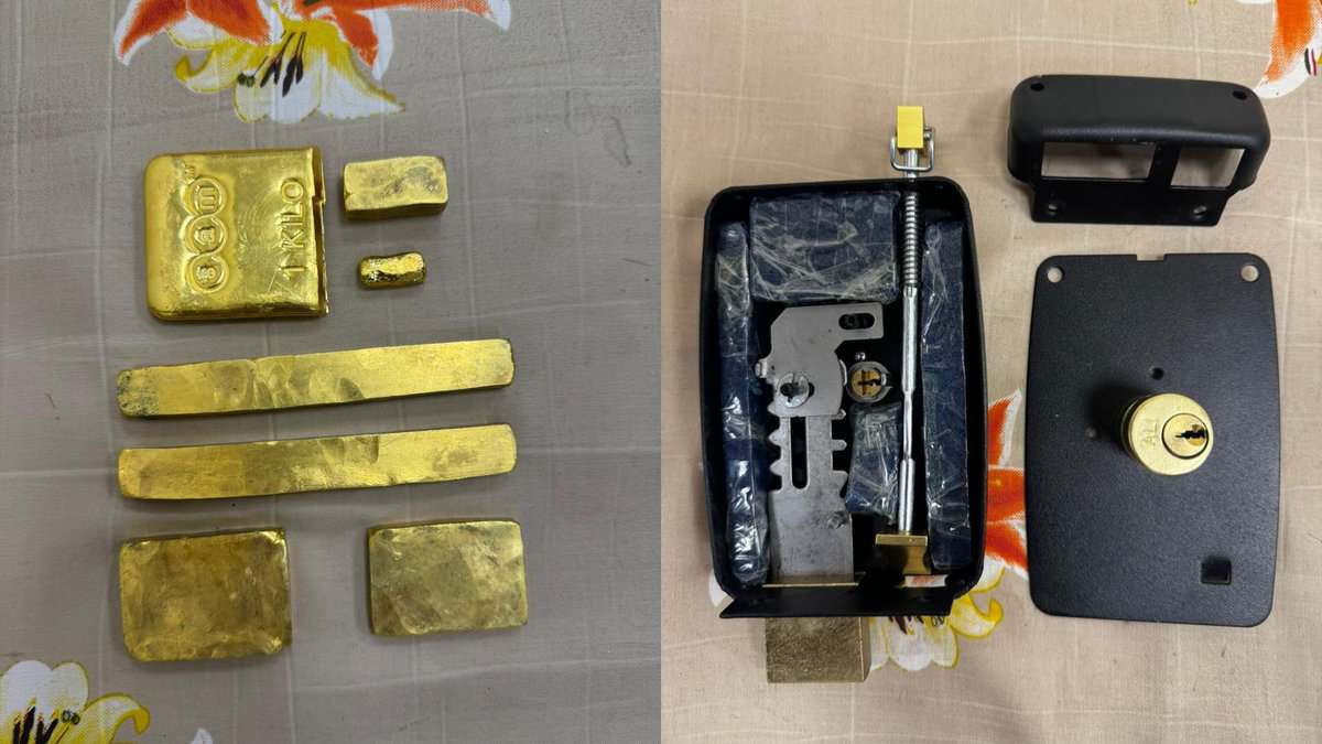 DRI seized 1,798 grams of gold worth Rs 2.37 crore at Hyderabad airport on Thursday