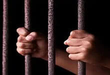 Representational image of an arrested person