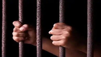 Representational image of an arrested person