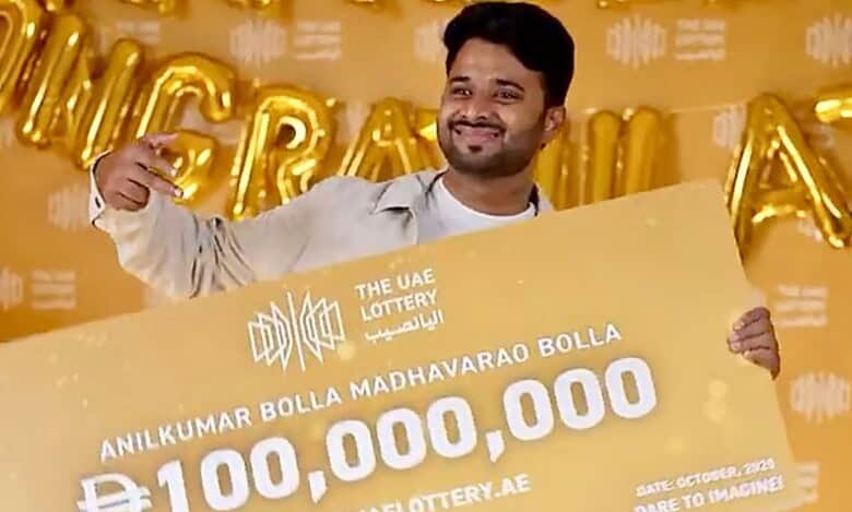 Anil Kumar Bolla wins 100,000 AED in UAE Lottery