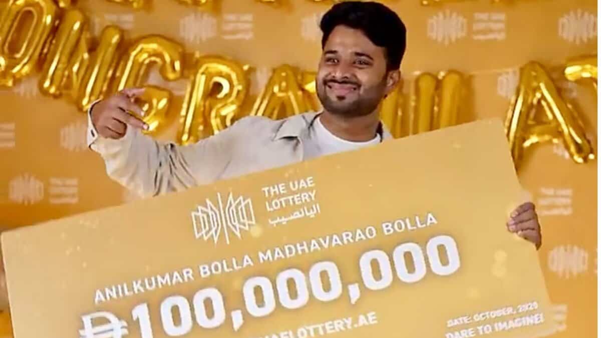 Anil Kumar Bolla wins 100,000 AED in UAE Lottery